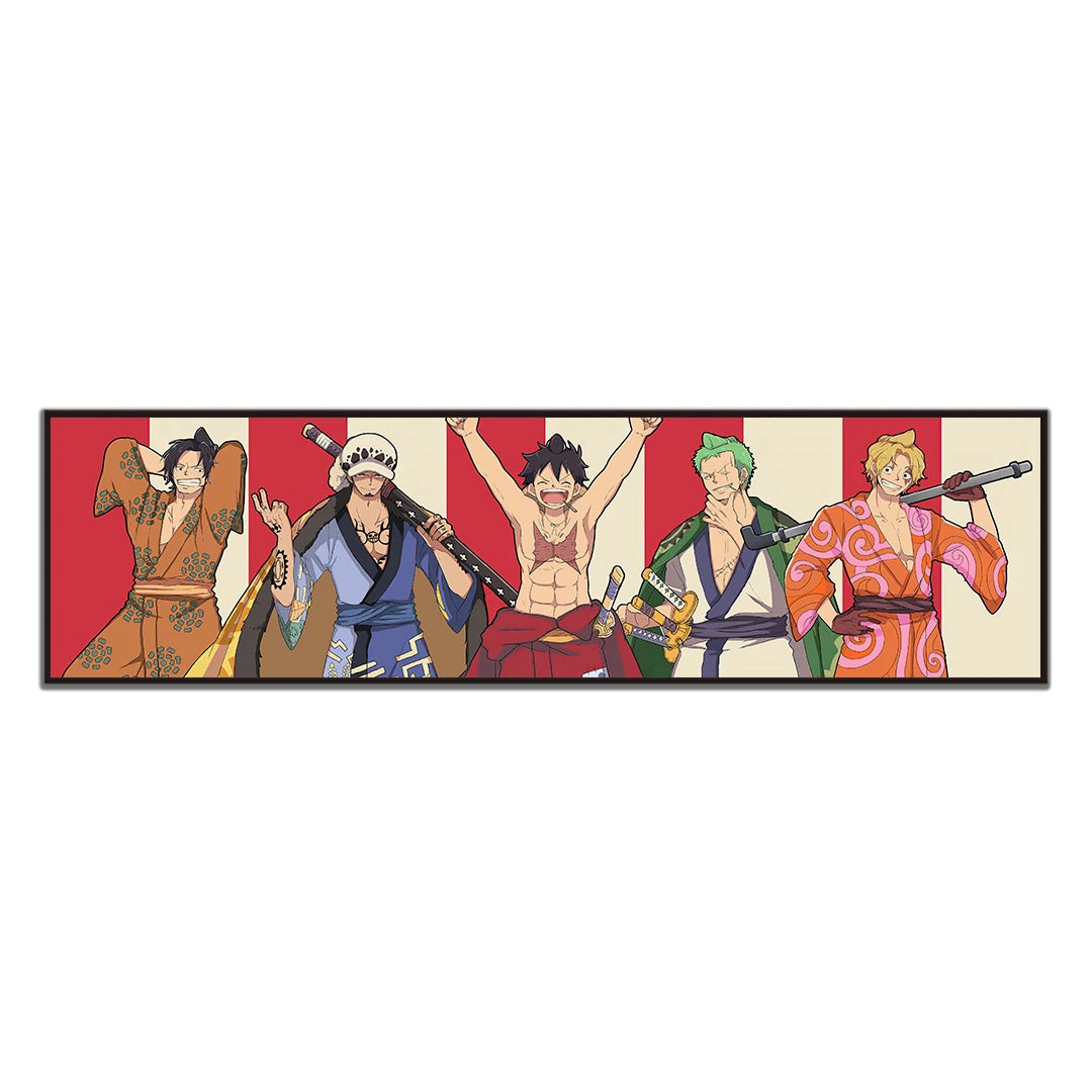 Poster One Family Photo Hanging One Piece · Decoración Setup Gamer y Escritorio