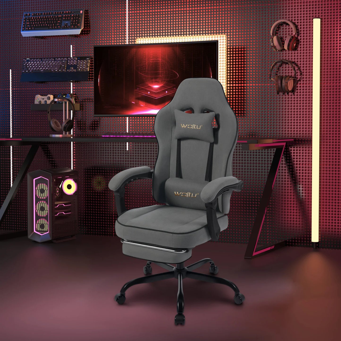 Silla Gaming WOLTU 49.5 cm · Setup Gamer