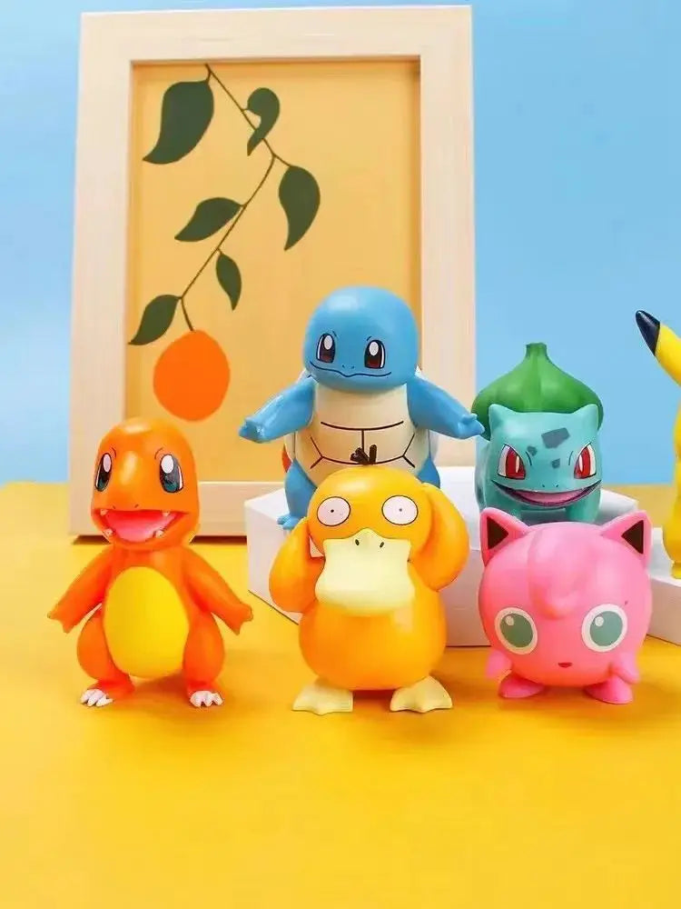 Figura cake topper Pikachu Psyduck Pokemon · Decoración Setup Gamer y Escritorio