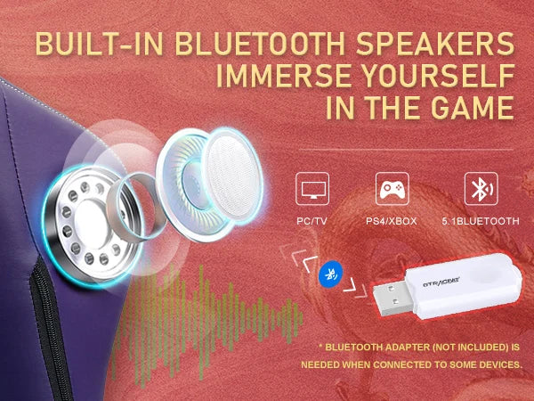 Altavoces GTPLAYER GTPLAYER Chair Speakers, · Sonido Gaming