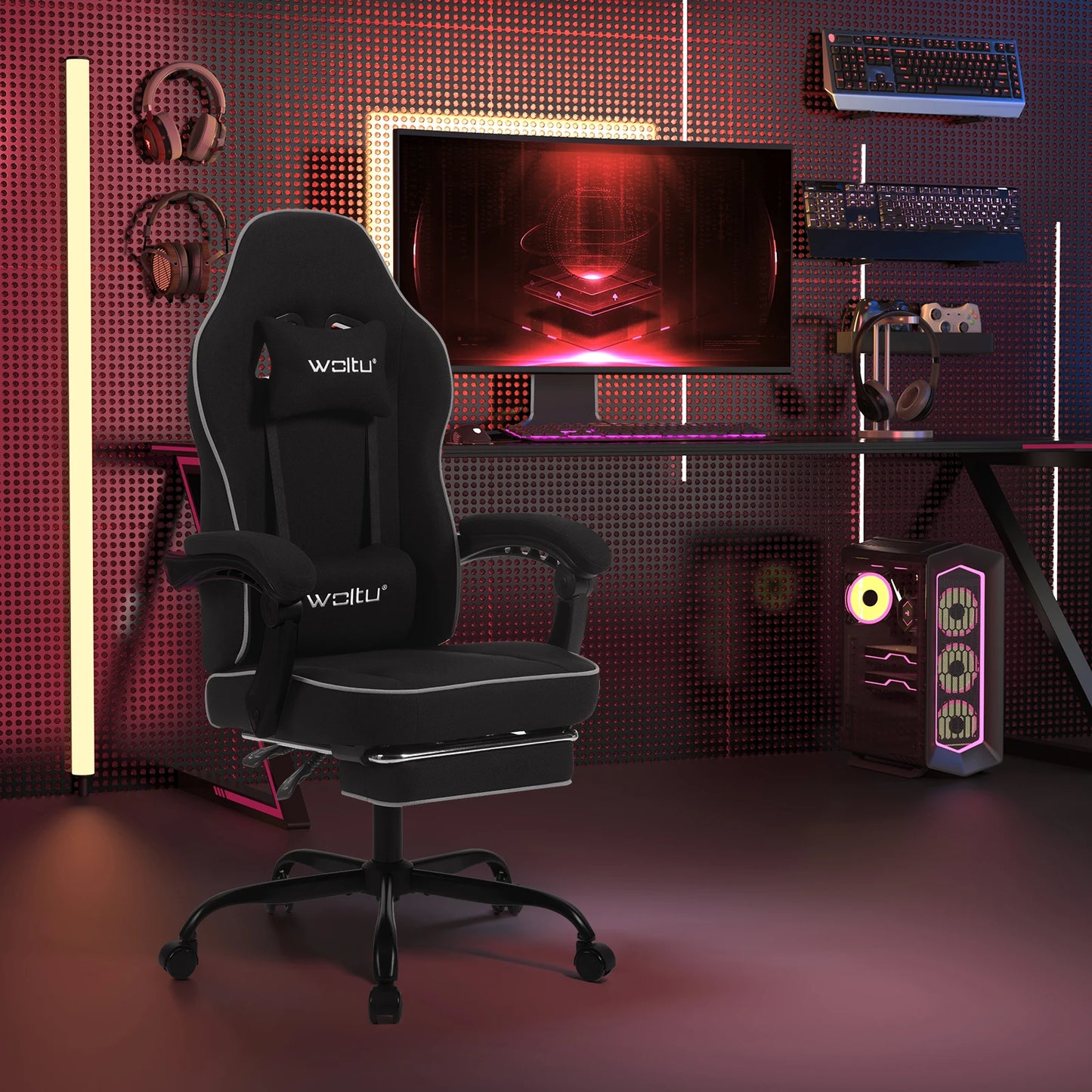 Silla Gaming WOLTU 49.5 cm · Setup Gamer