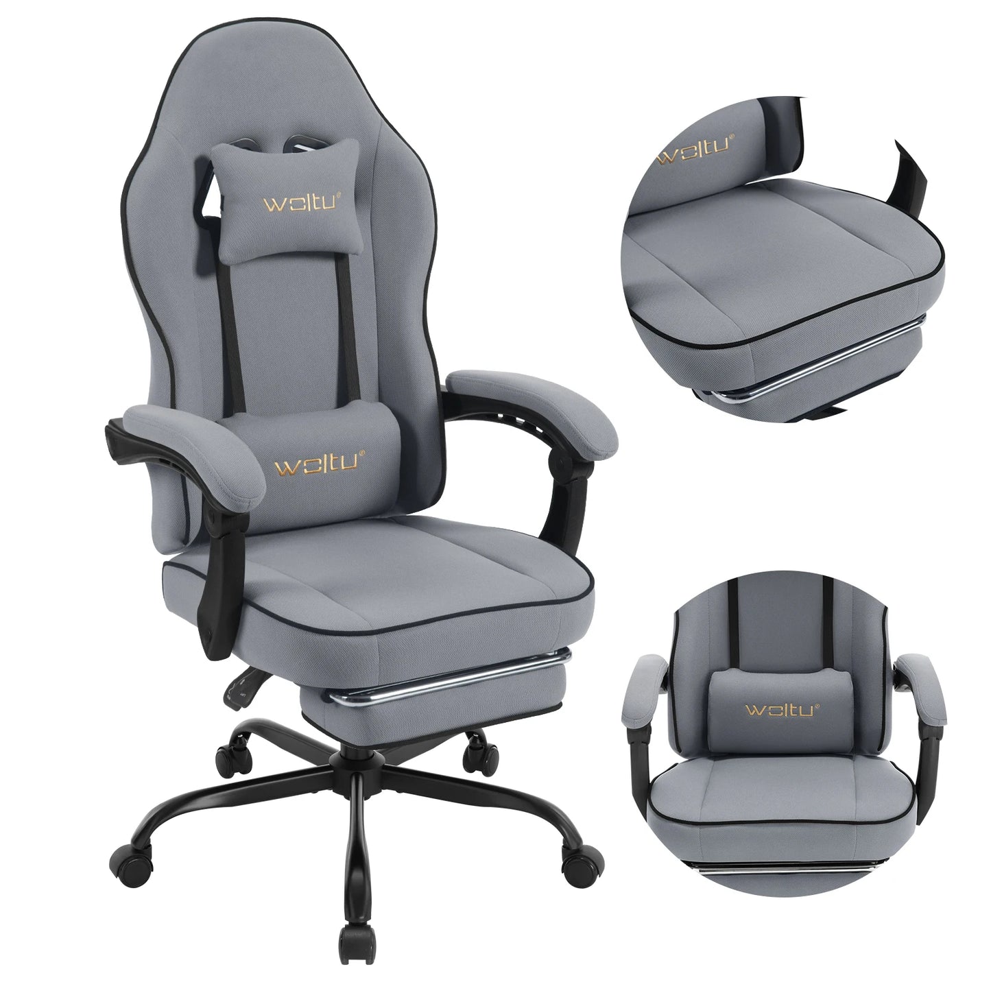 Silla Gaming WOLTU 49.5 cm · Setup Gamer
