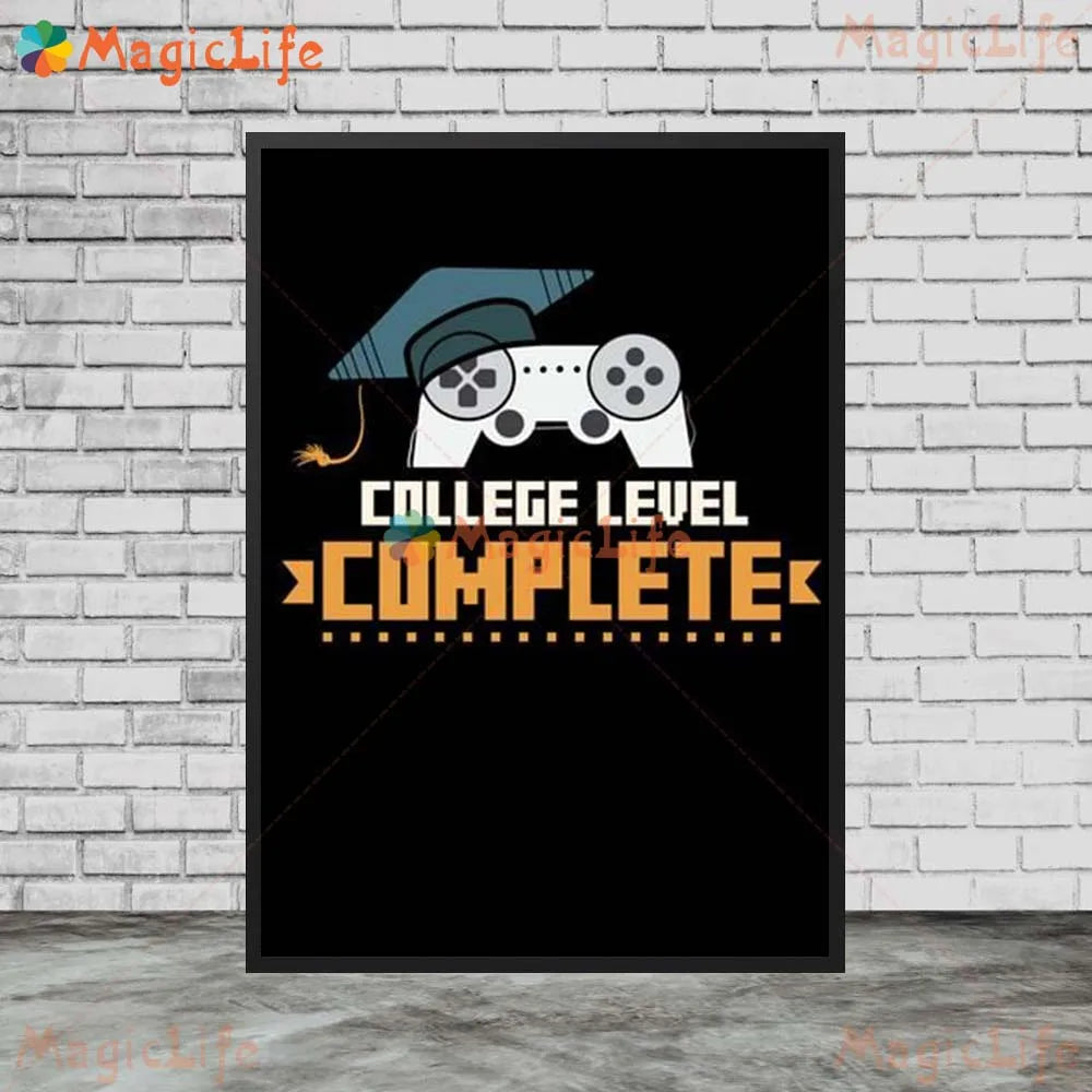 Poster Gaming Room Game Over · Decoración Setup Gamer y Escritorio
