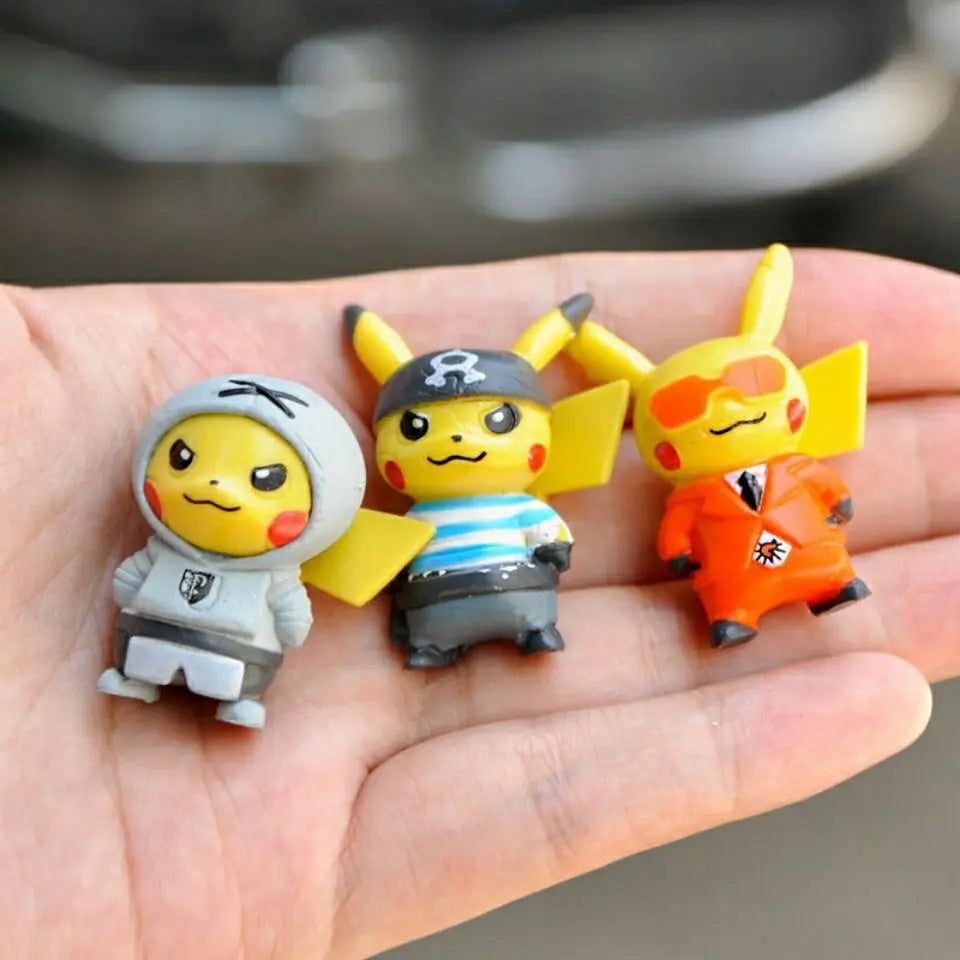 Figura movie dolls 4CM Pikachu Pokemon 4CM · Decoración Setup Gamer y Escritorio