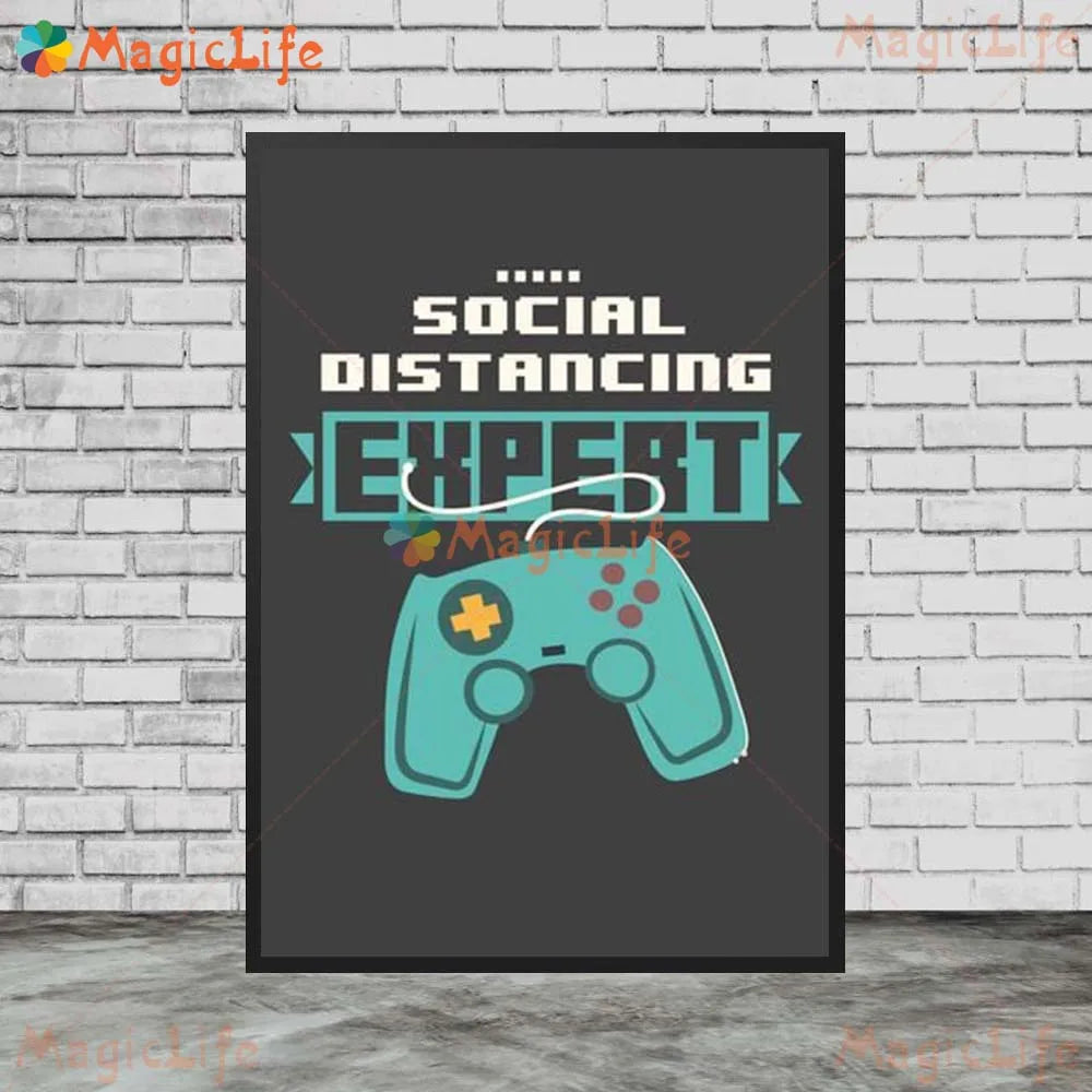Poster Gaming Room Game Over · Decoración Setup Gamer y Escritorio
