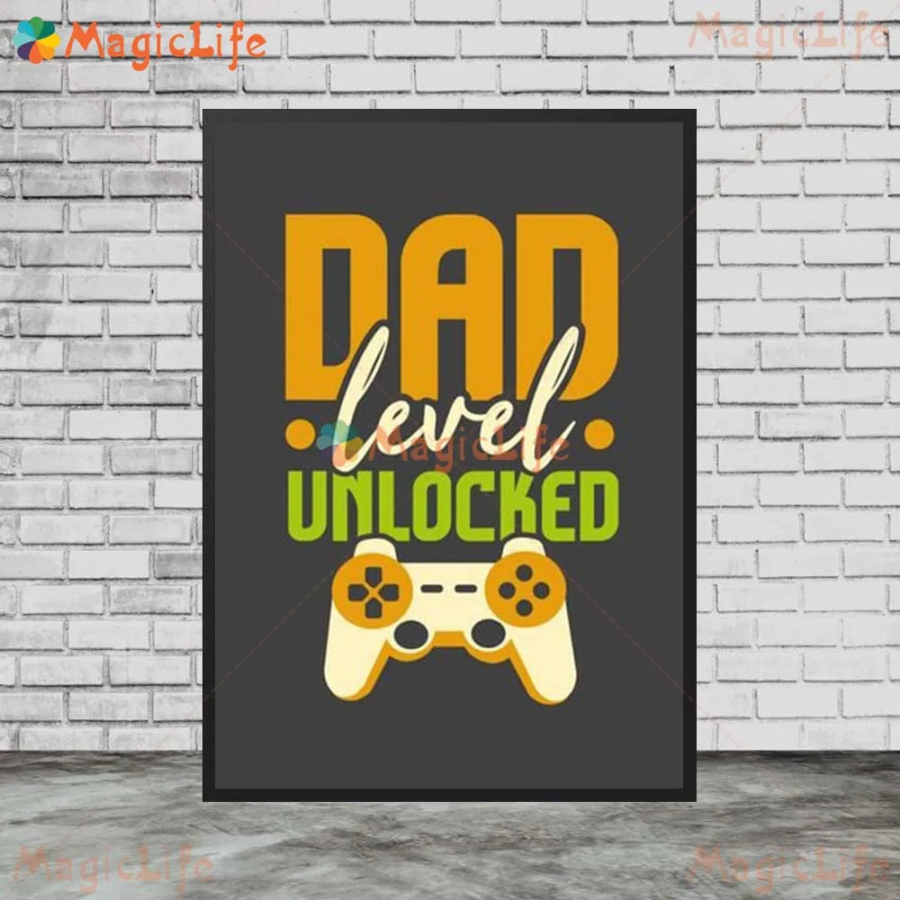 Poster Gaming Room Game Over · Decoración Setup Gamer y Escritorio