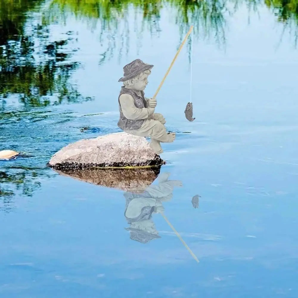 Figura Garden Ornaments Fisherman Removable 5.5 cm · Decoración Setup Gamer y Escr...