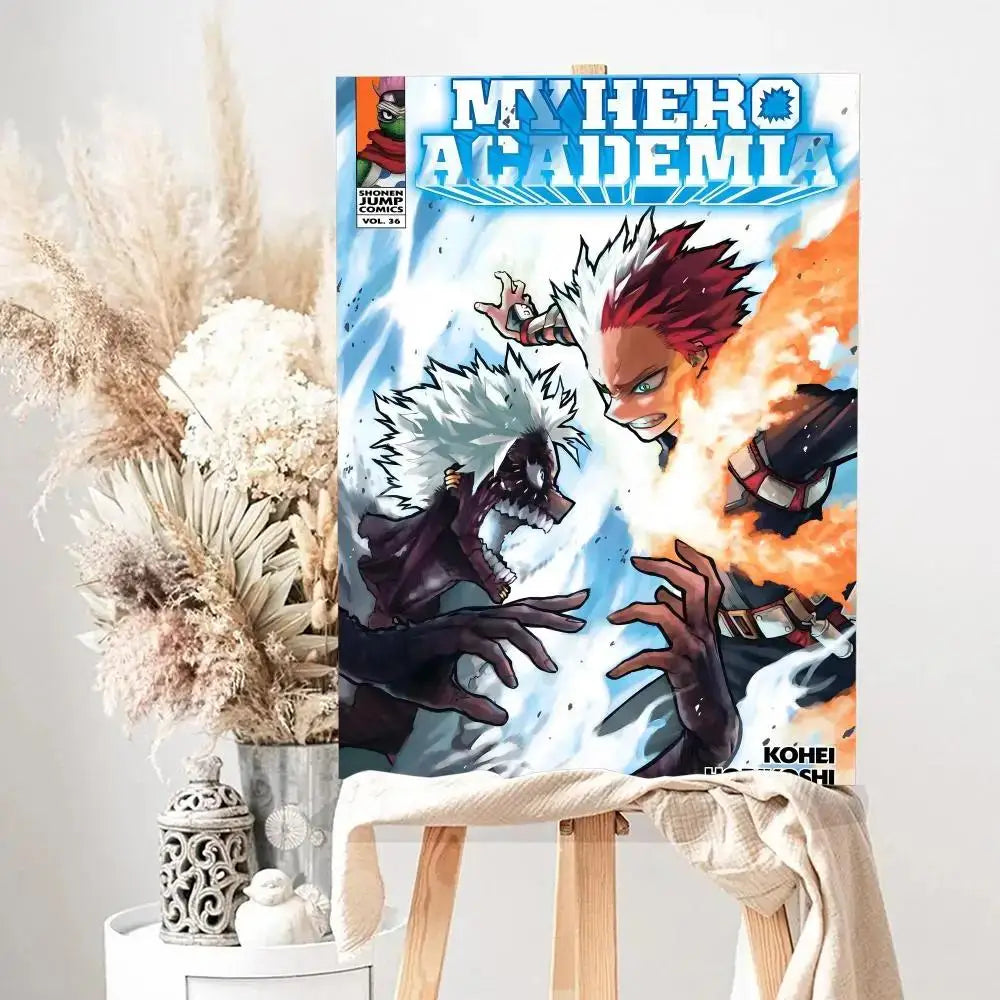 Poster HighQuality Canvas Gift My Hero Academia · Decoración Setup Gamer y Escritorio