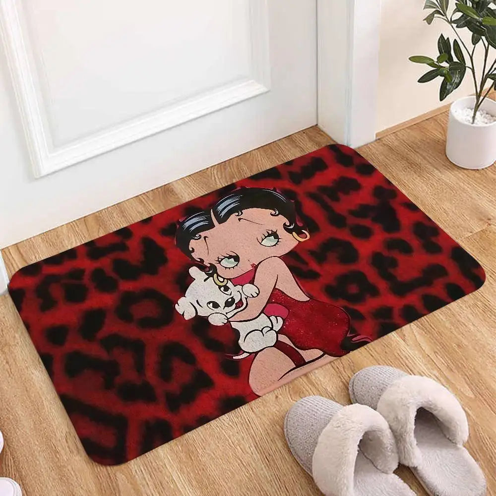 Alfombra Decorativa Sexy B-Betty--B-Boop-s Floor Mat · Decoración Setup Gamer y Es...