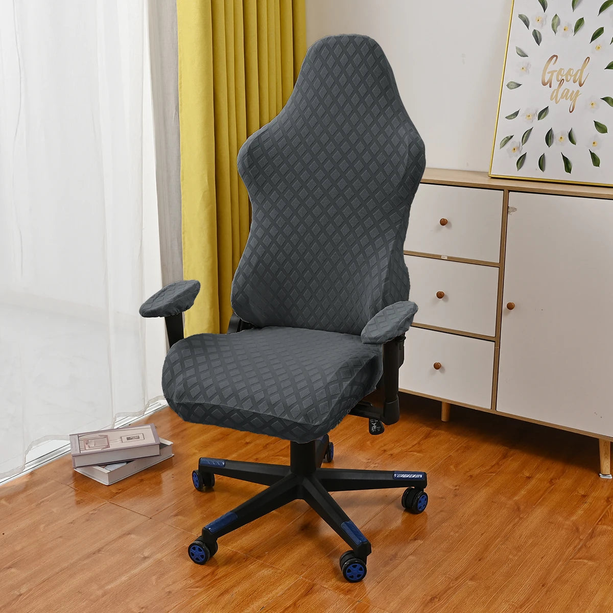 Funda Impermeable para Silla Gaming Negra · Tamaño Universal Reclinable