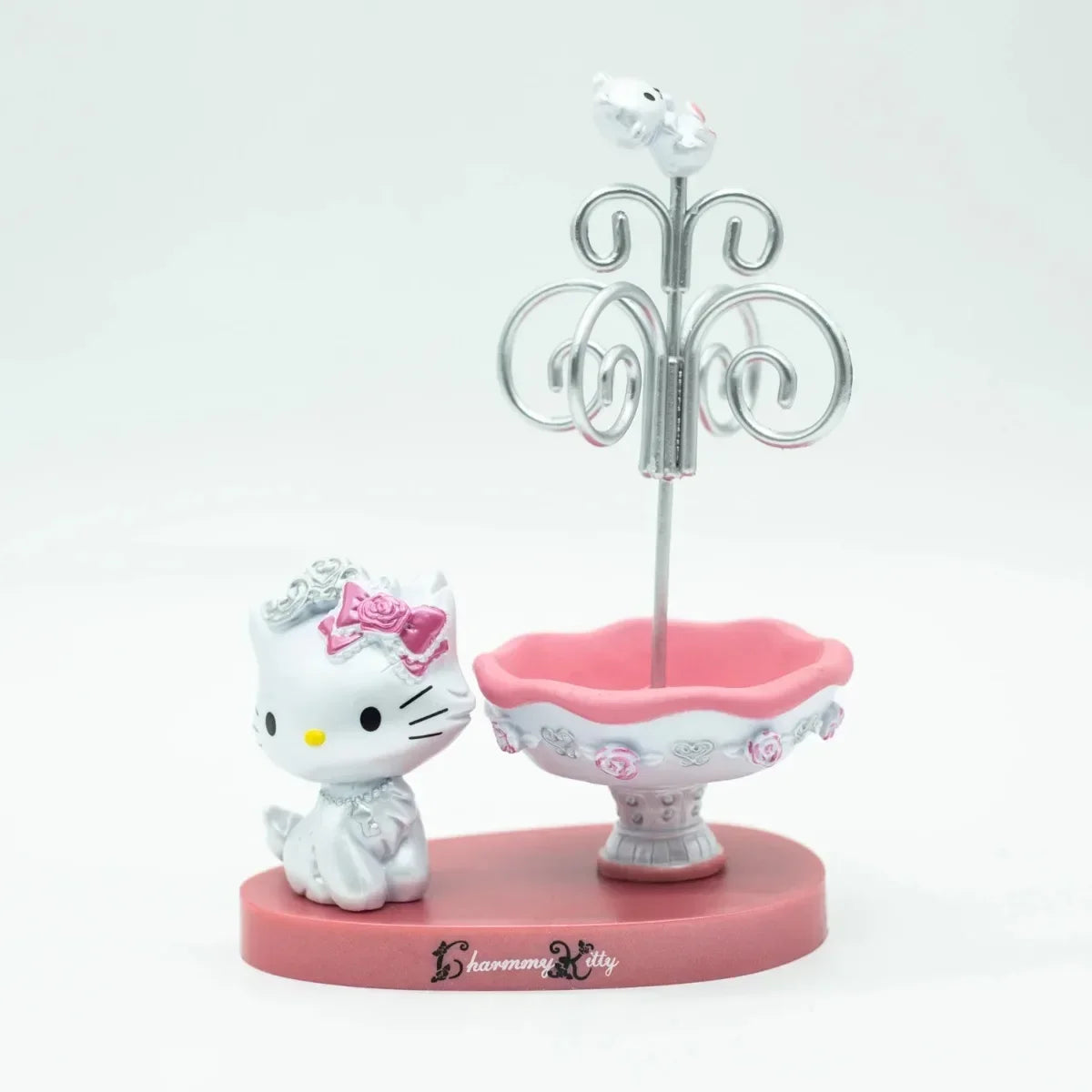 Figura Decorativa Hello Kitty con Espejo Joyero · Decoración Setup Gamer Kawaii