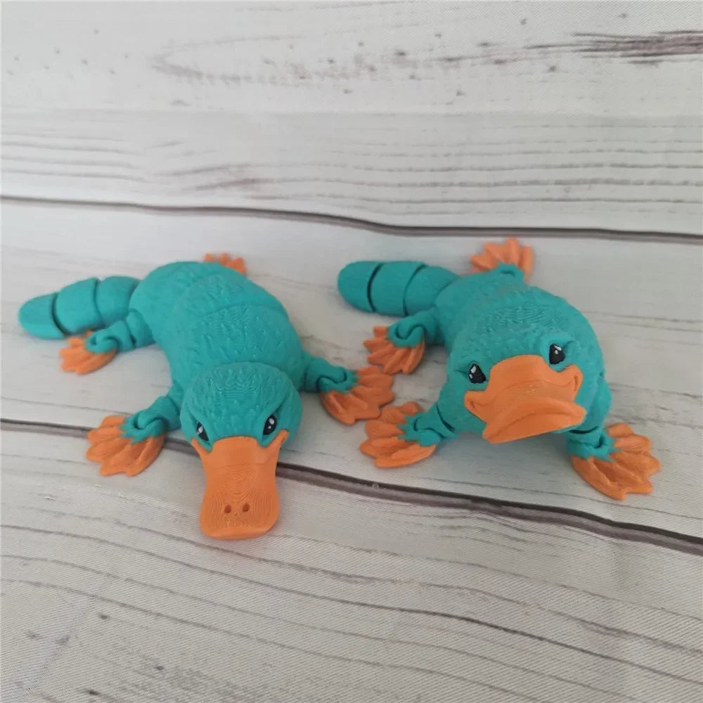 Figura Articulated Platypus Printed Multi-Joint · Decoración Setup Gamer y Escritorio