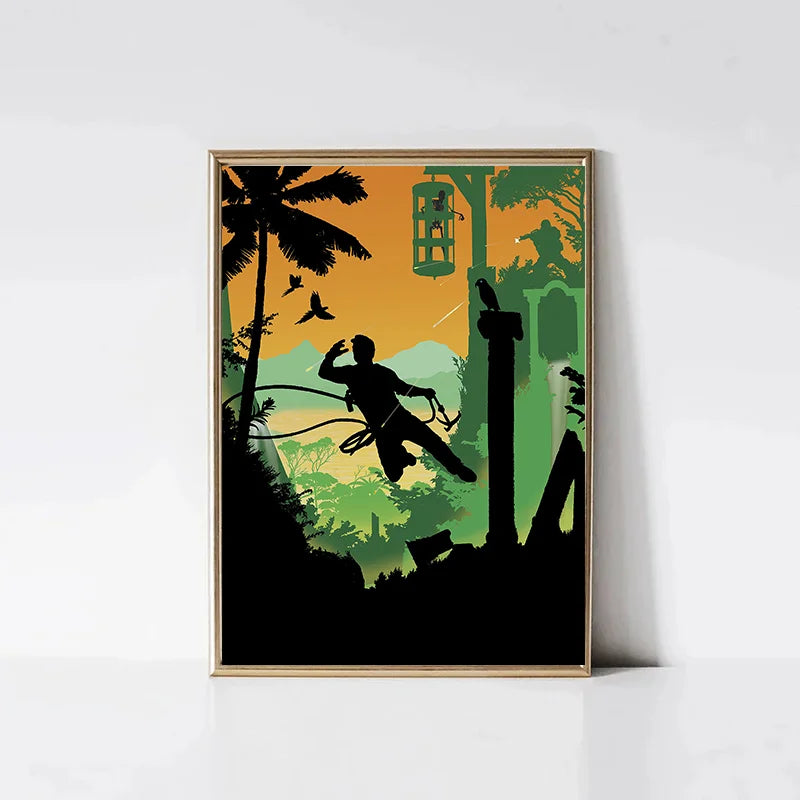 Poster Minimalist Video Game and · Decoración Setup Gamer y Escritorio