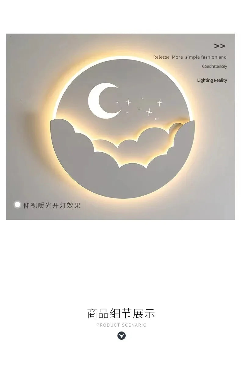 Lámpara LED Modern Sconce Interior · Iluminación Setup Gaming