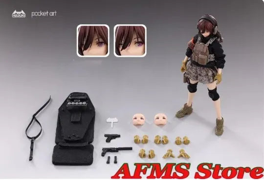 Figura HASUKI PA003 PA004 1/12 6Inch · Decoración Setup Gamer y Escritorio