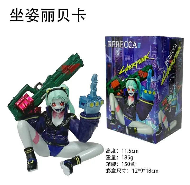 Figura Lucy Rebecca David Martinez Cyberpunk 22cm · Decoración Setup Gamer y Escri...