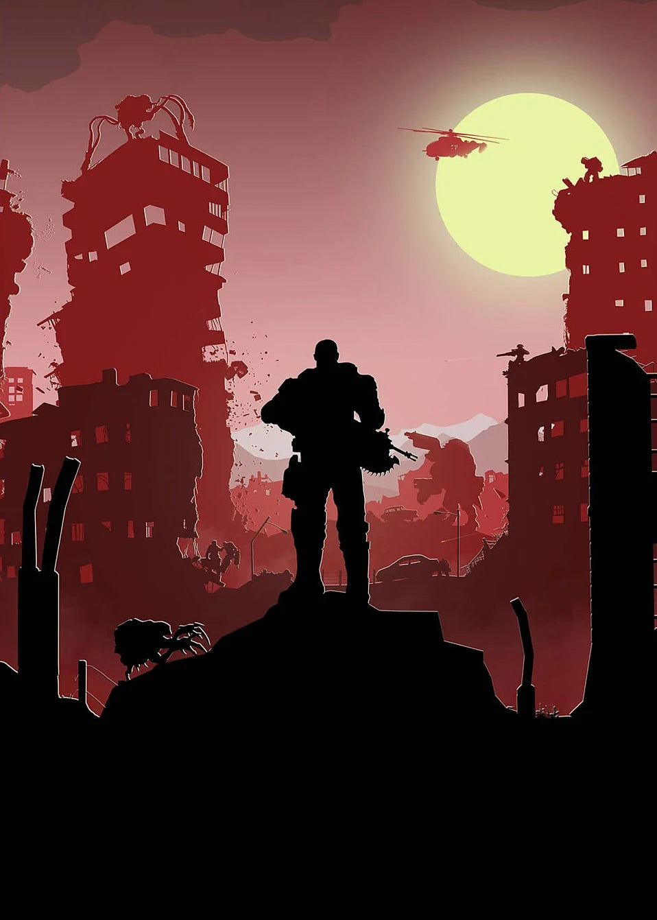 Poster Minimalist Video Game and · Decoración Setup Gamer y Escritorio