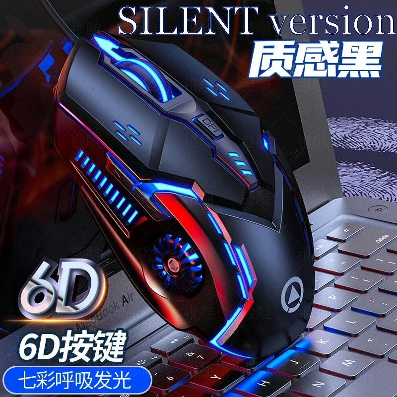 Ratón Gaming Láser Retroiluminado 3200 DPI