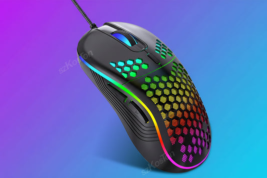 Mouse Gamer SZKOSTON Ultraligero RGB