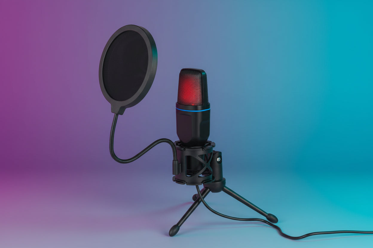Micrófono USB RGB para gaming