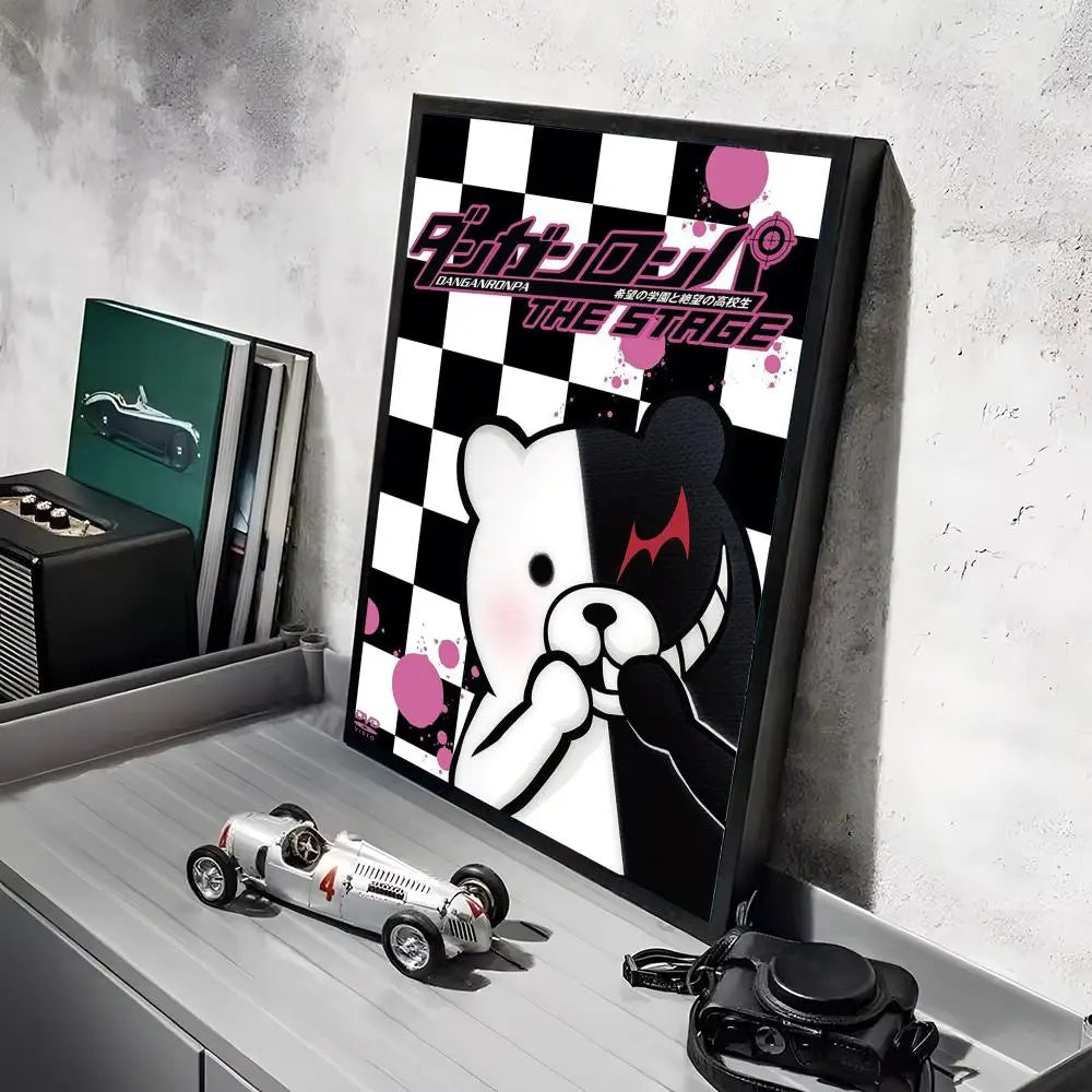 Poster Game D_DanganRonpaS Stickers Mural · Decoración Setup Gamer y Escritorio