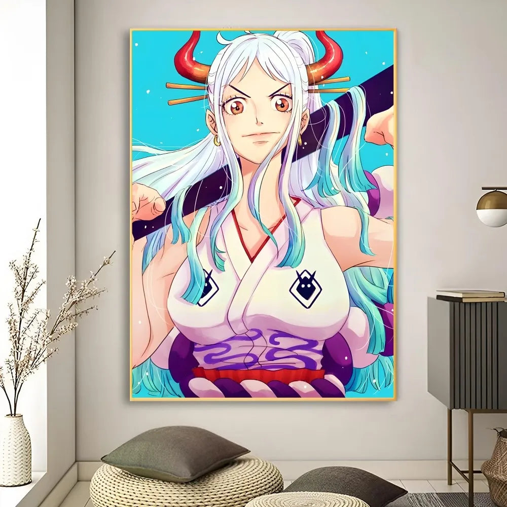 Poster Yamato onepiece Art Print · Decoración Setup Gamer y Escritorio