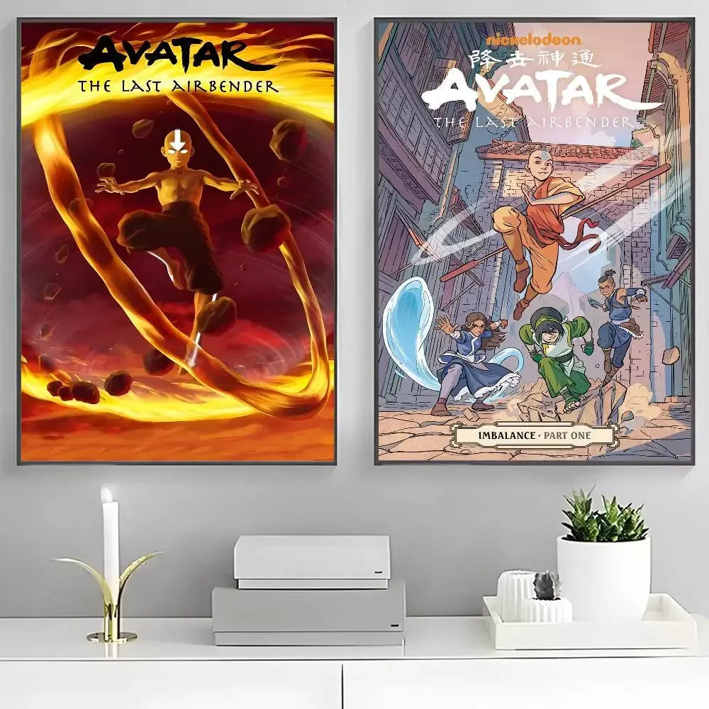 Poster Avatar The Last Airbender · Decoración Setup Gamer y Escritorio