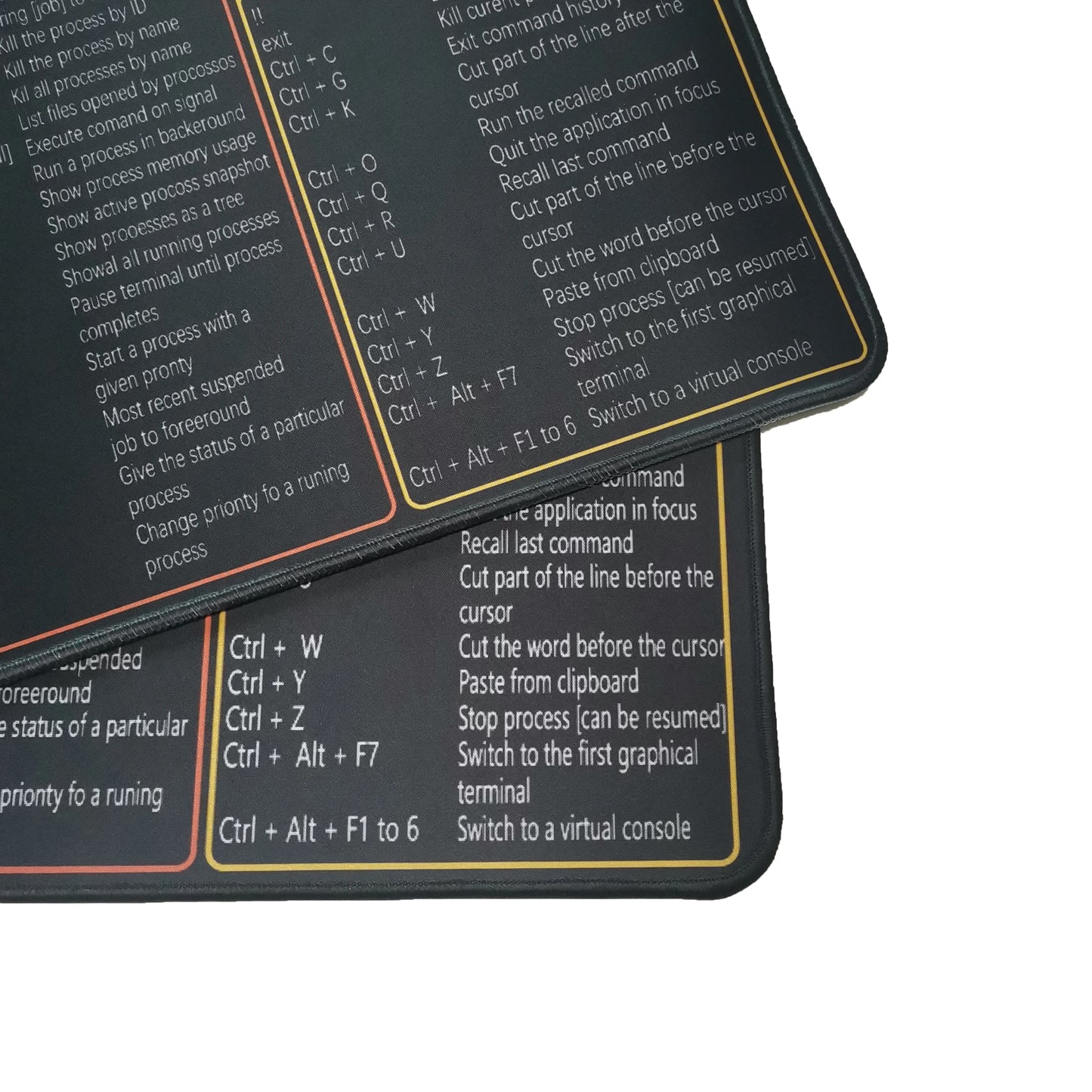 Alfombrilla Gaming XXL AUTODESK · Mouse Pad con Atajos para Programadores Setup Gamer