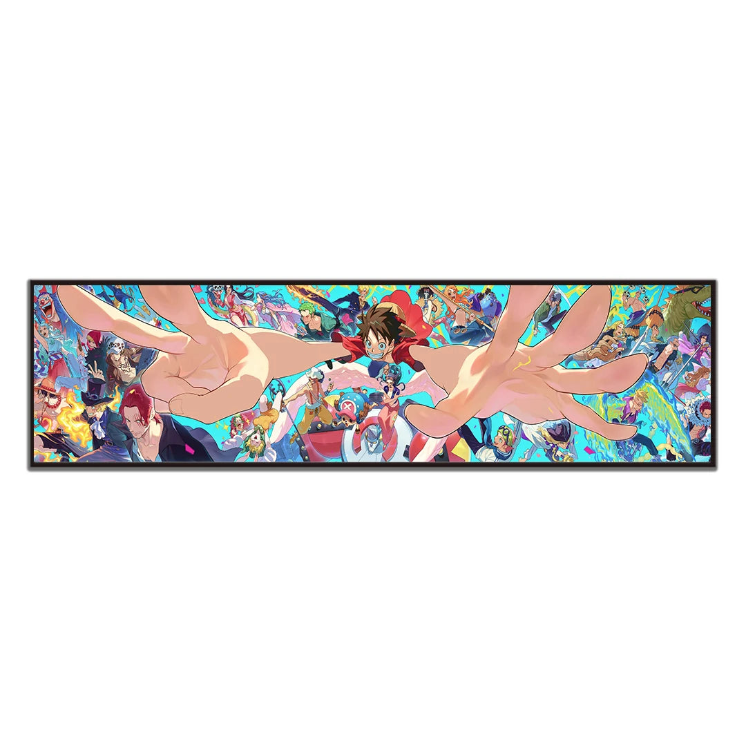 Poster One Family Photo Hanging One Piece · Decoración Setup Gamer y Escritorio