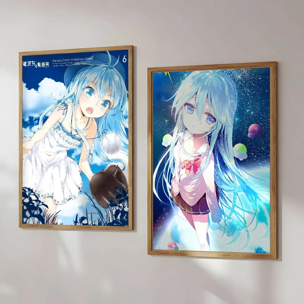 Poster Denpa Onna To Seishun · Decoración Setup Gamer y Escritorio