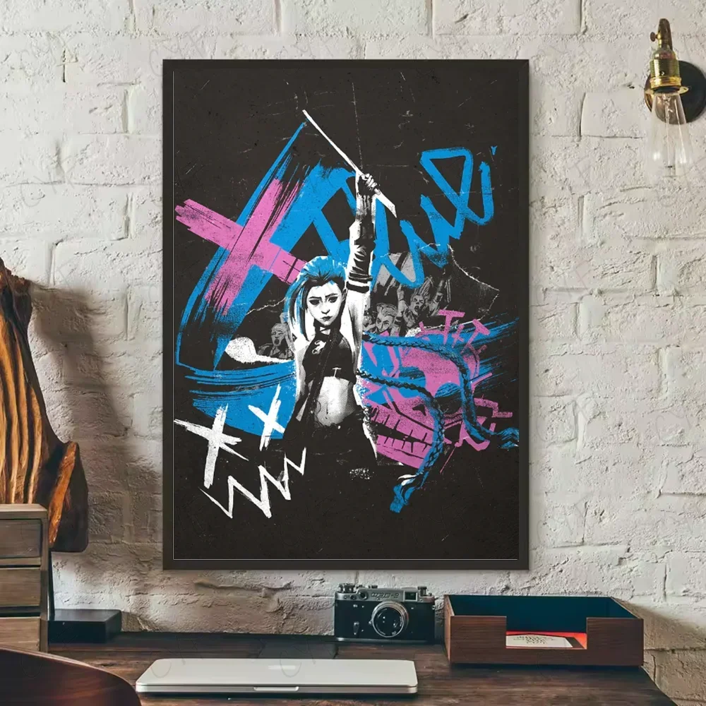 Poster ARCANE Movie Aesthetic Canvas · Decoración Setup Gamer y Escritorio