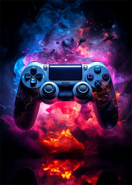 Neón LED Game Art Pictures · Iluminación Setup Gaming