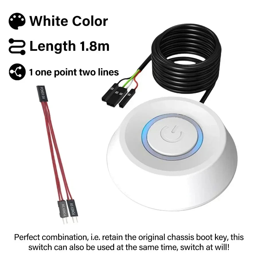 Interruptor Externo PC Power Reset LED