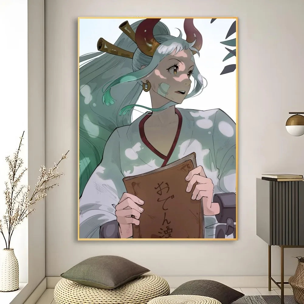 Poster Yamato onepiece Art Print · Decoración Setup Gamer y Escritorio