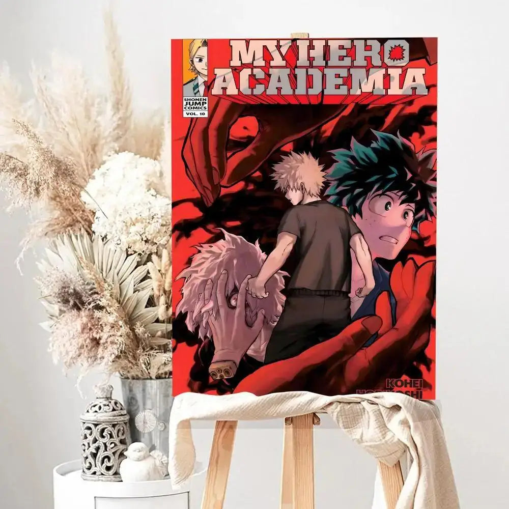 Poster HighQuality Canvas Gift My Hero Academia · Decoración Setup Gamer y Escritorio