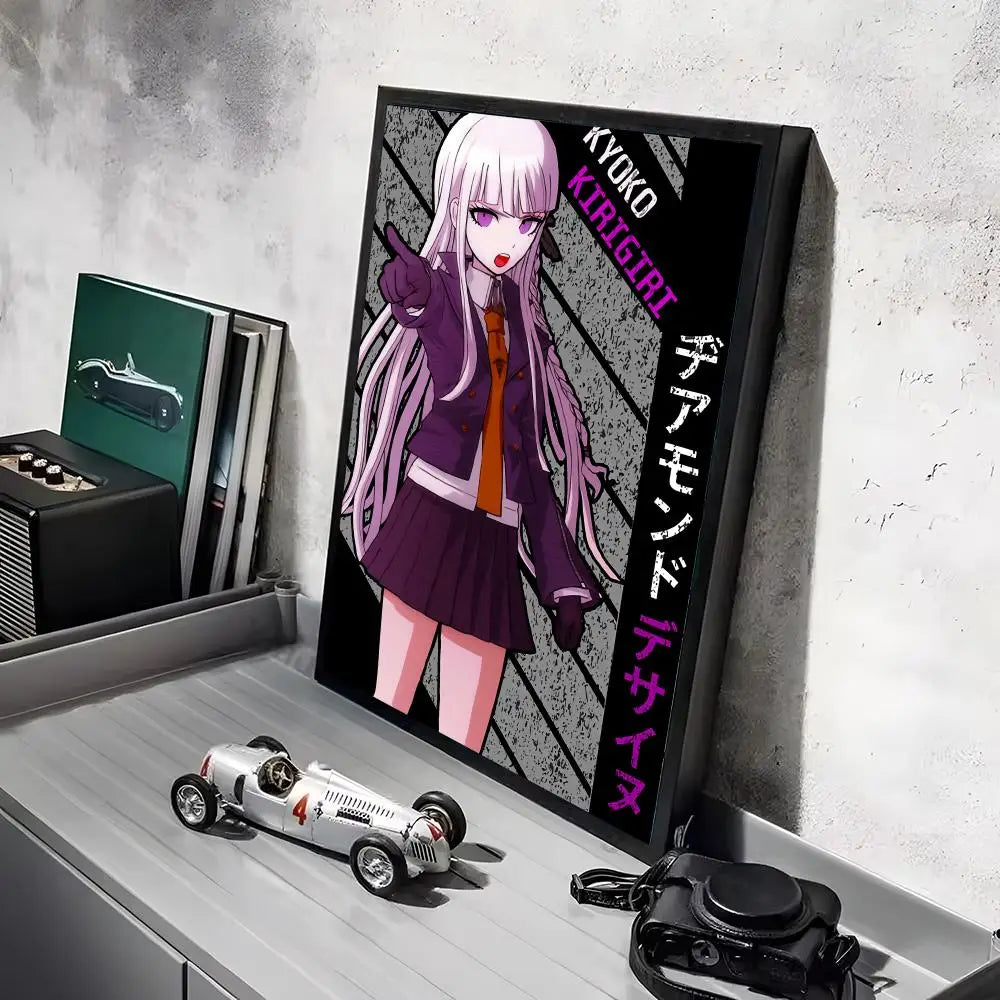 Poster Game D_DanganRonpaS Stickers Mural · Decoración Setup Gamer y Escritorio