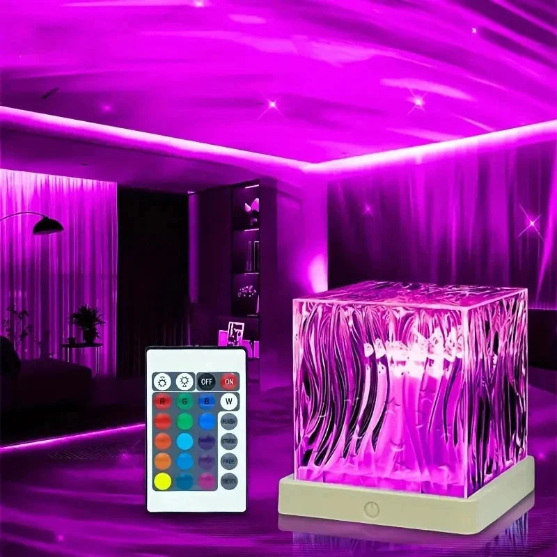 Lámpara LED Water Ripples Galaxy · Iluminación Setup Gaming 12CM