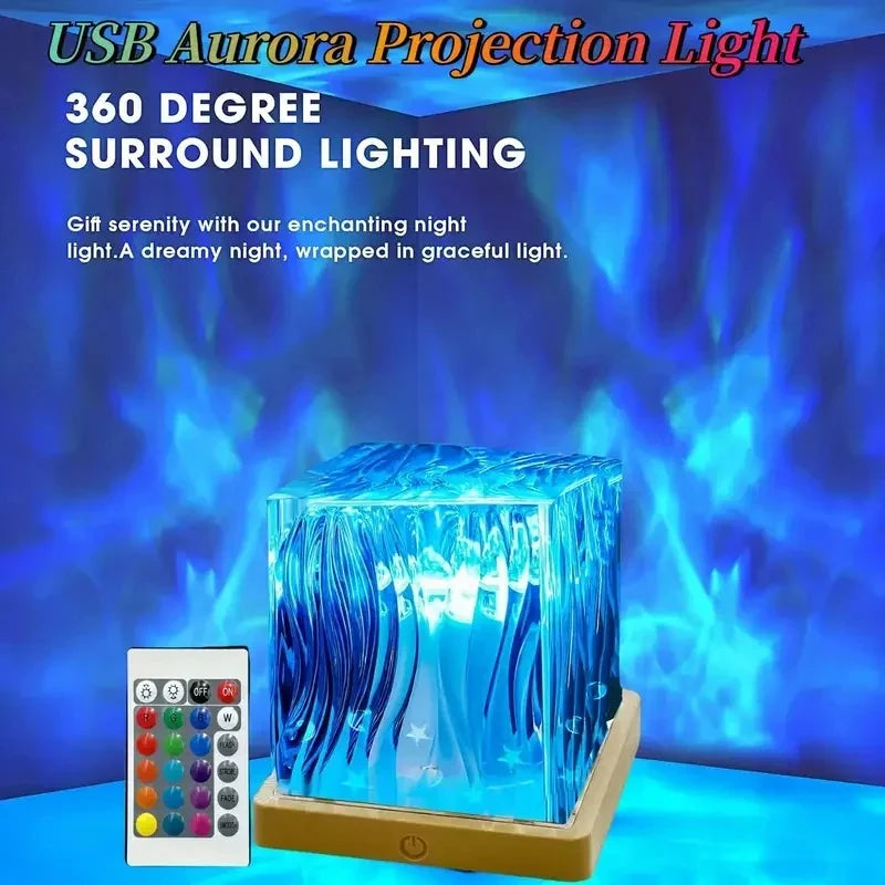 Lámpara LED Water Ripples Galaxy · Iluminación Setup Gaming 12CM