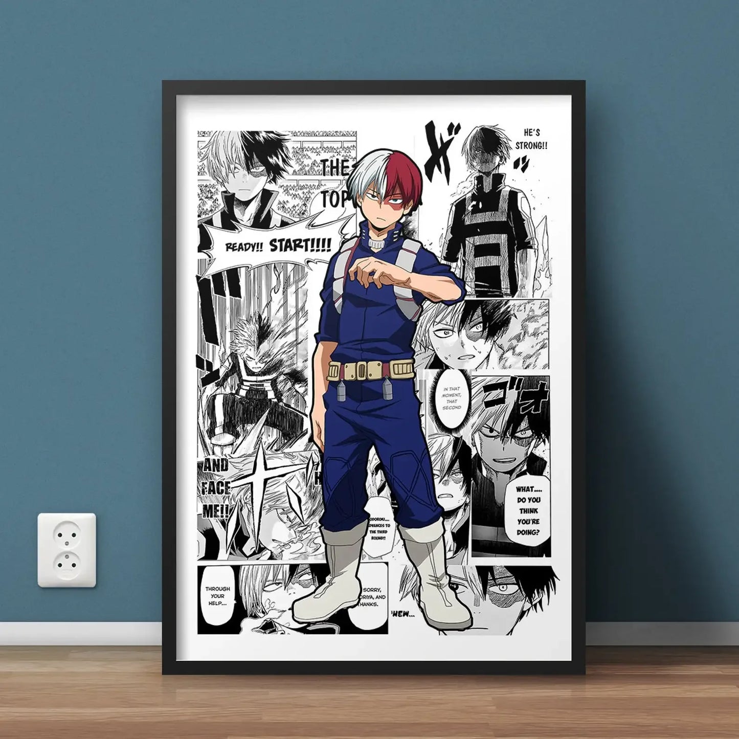 Poster Japan Posters Manga Canvas My Hero Academia · Decoración Setup Gamer y Escr...