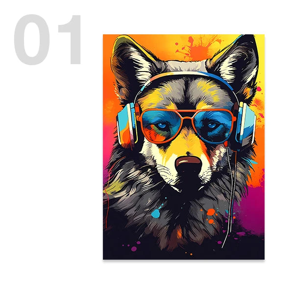 Auriculares Cool Posters Animal · Sonido Gaming