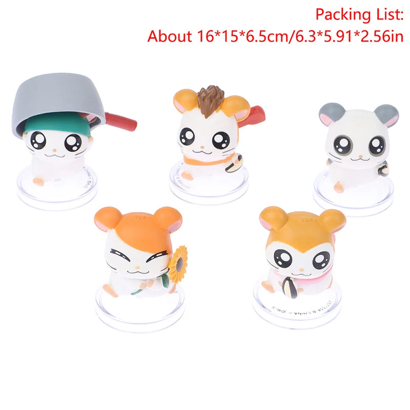 Figura Hamtaro Kawaii Hamster Hamtaro · Decoración Setup Gamer y Escritorio