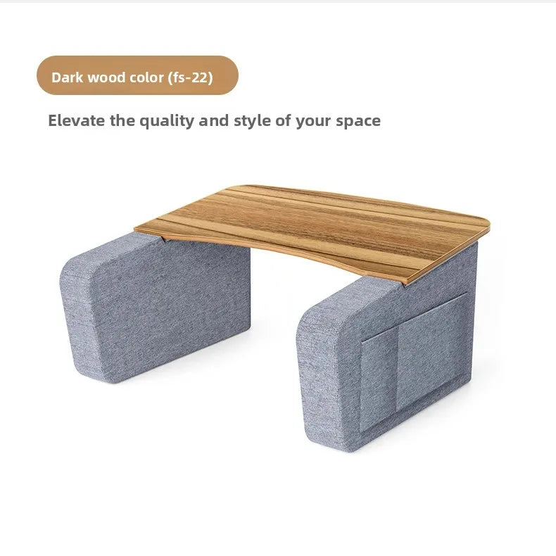 Mesa Multifuncional en U para Portátil con Reposabrazos