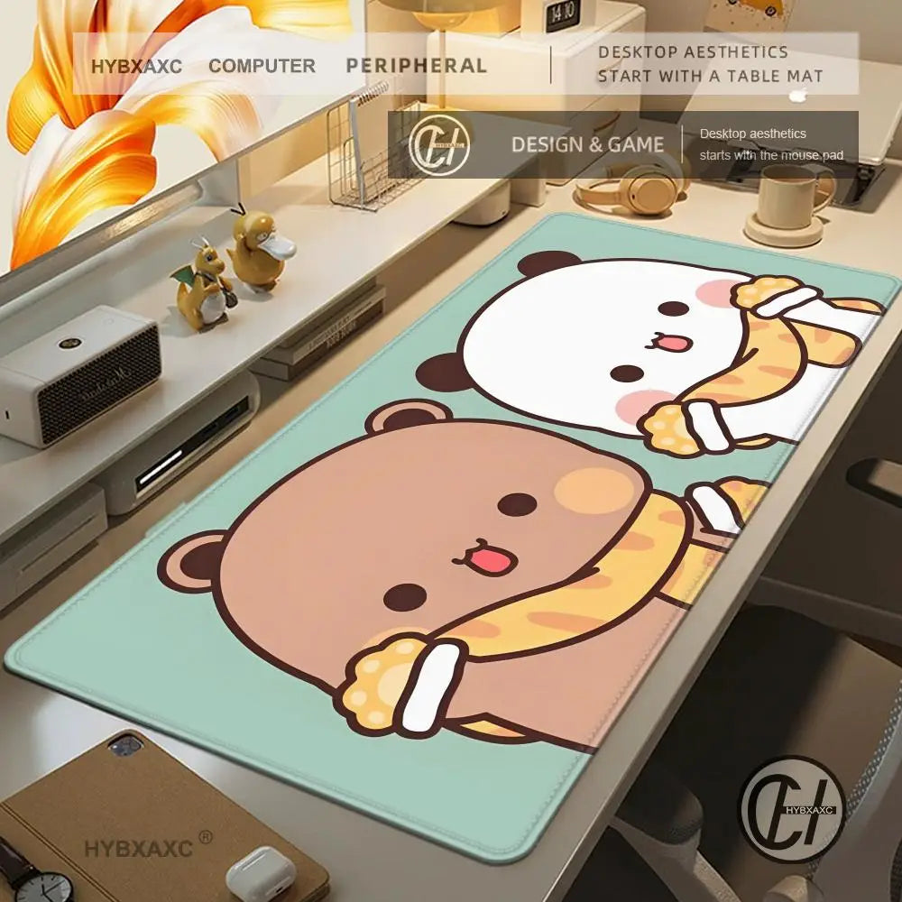 Alfombrilla Gaming XXL BuBu DuDu Kawaii - Mouse Pad Grande HD para Escritorio