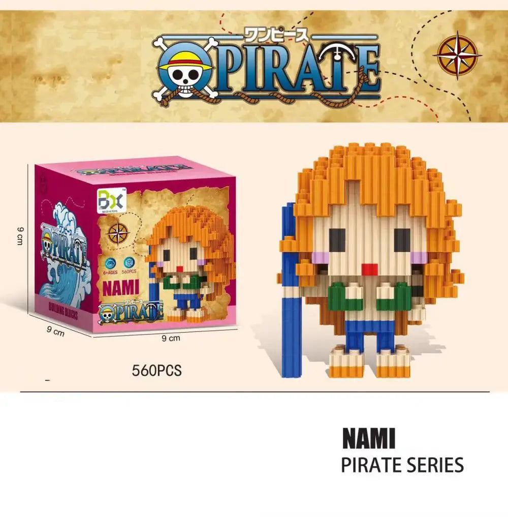 Figura One Building Block Sanji One Piece · Decoración Setup Gamer y Escritorio