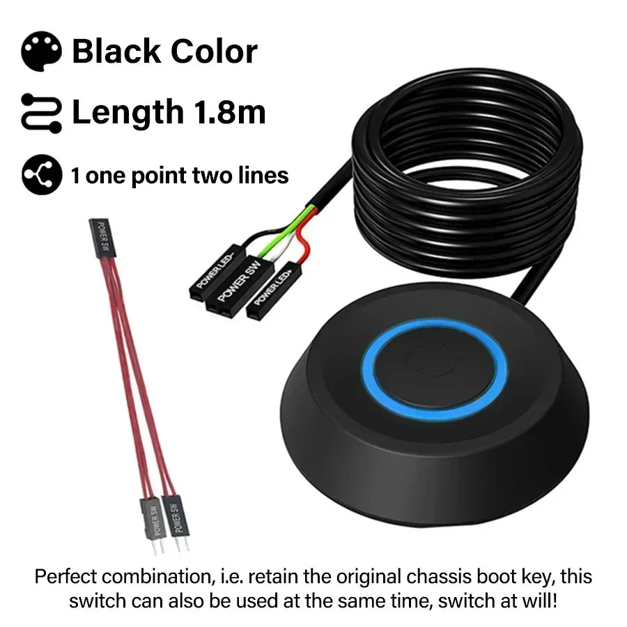Interruptor Externo PC Power Reset LED
