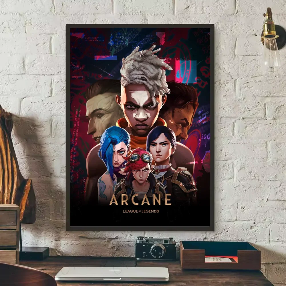 Poster ARCANE Movie Aesthetic Canvas · Decoración Setup Gamer y Escritorio
