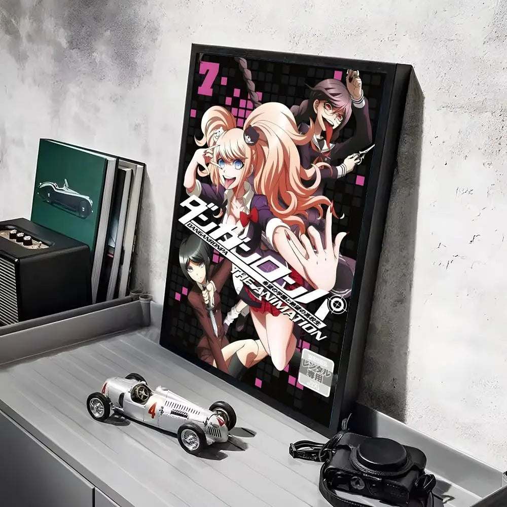 Poster Game D_DanganRonpaS Stickers Mural · Decoración Setup Gamer y Escritorio