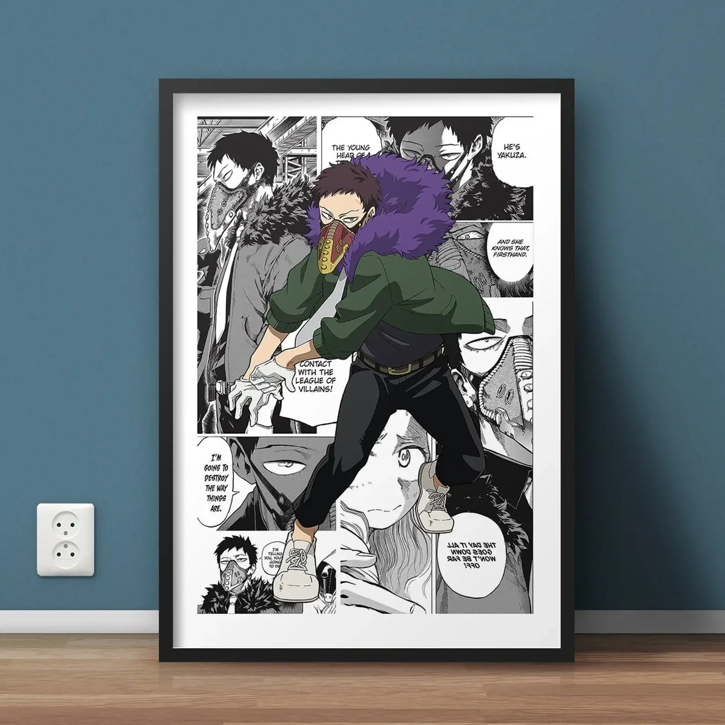 Poster Japan Posters Manga Canvas My Hero Academia · Decoración Setup Gamer y Escr...