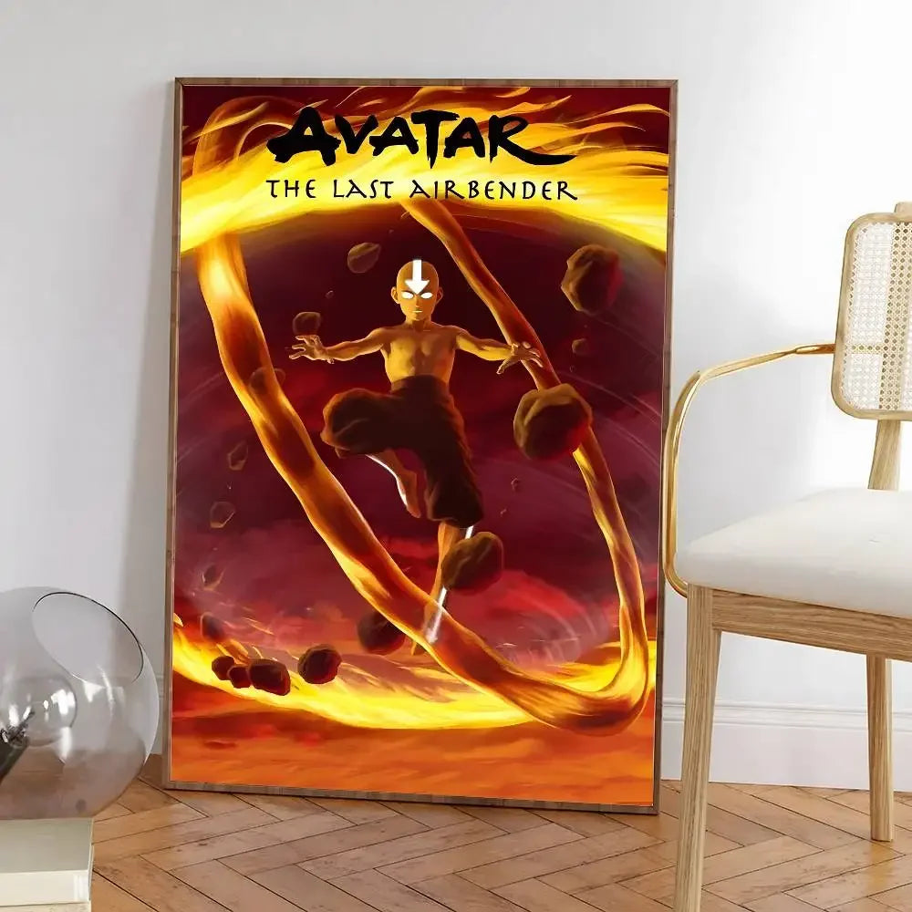 Poster Avatar The Last Airbender · Decoración Setup Gamer y Escritorio