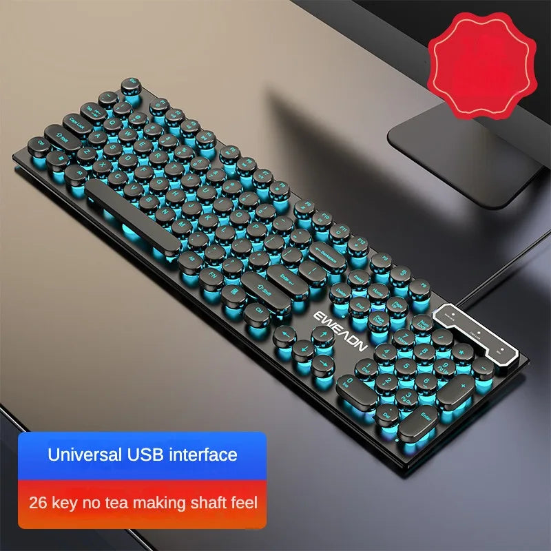 Teclado Gaming RGB DUTRIEUX 104 Teclas – Sensación Mecánica